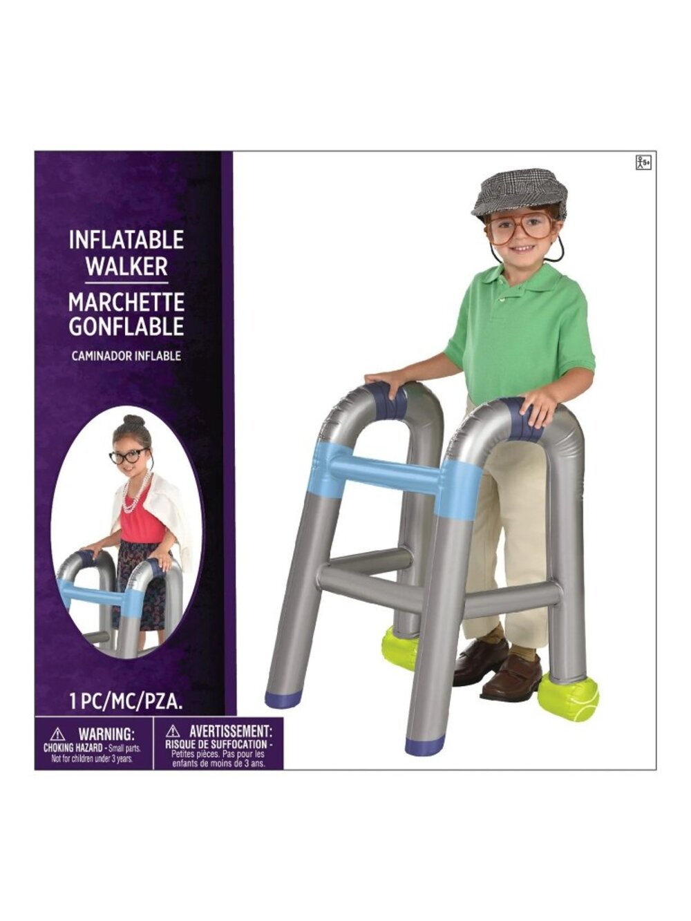 Inflatable Kids 100th Day of School Walker Costume Accessory Halloween Dress Up